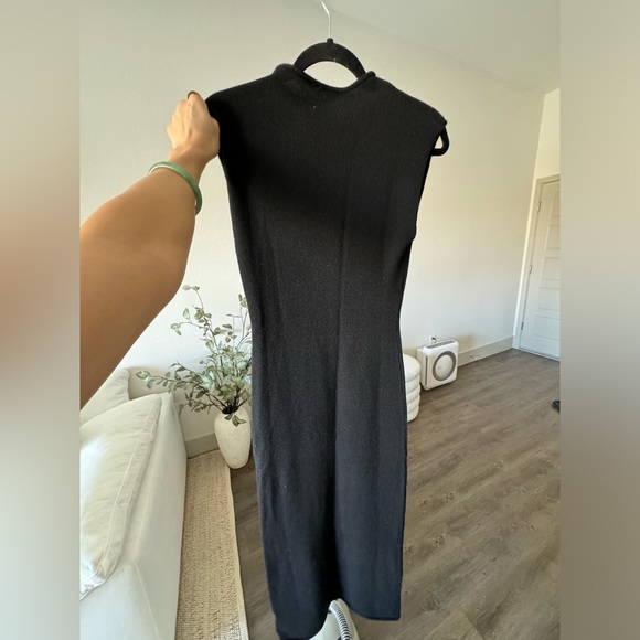 Reformation Corbetta Funnel Neck Cashmere Sweater Dress - Picture 5 of 6